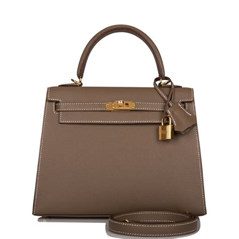 hermes kelly 25 sellier etoupe|Hermes kelly 25 second hand.